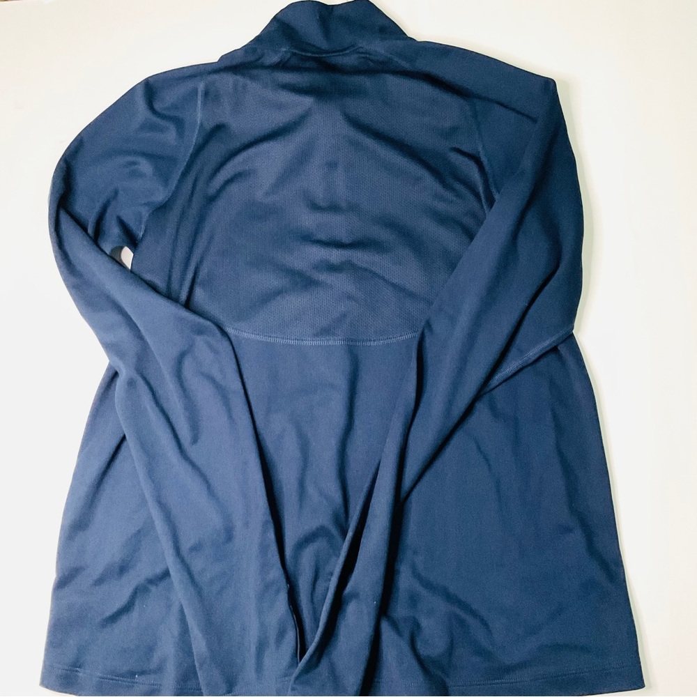 Nike Navy Dri-FIT Quarter-Zip Pullover Size M - Picture 2 of 5